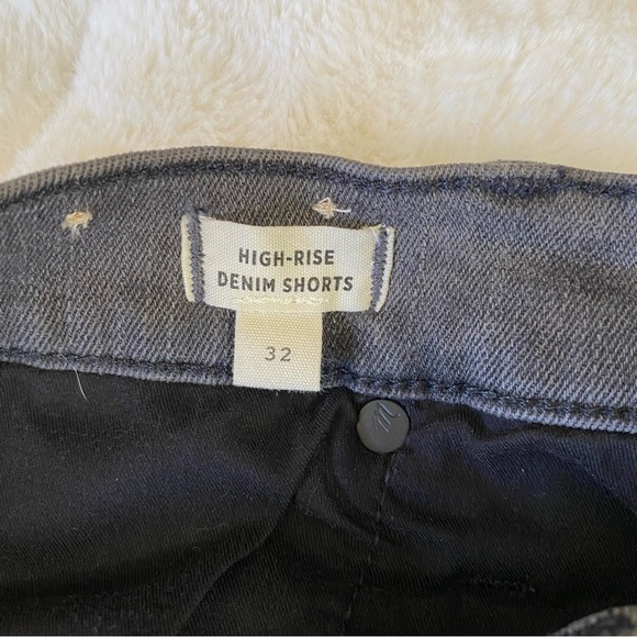 Madewell High Rise Denim Stretch Jean Shorts in Gray Slater Wash M5774 SZ- 32 - Picture 10 of 11